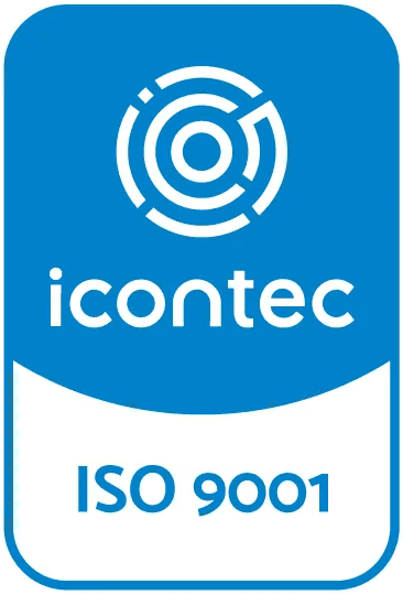 Certificado ISO 9001 otorgado por ICONTEC — SC-2001209