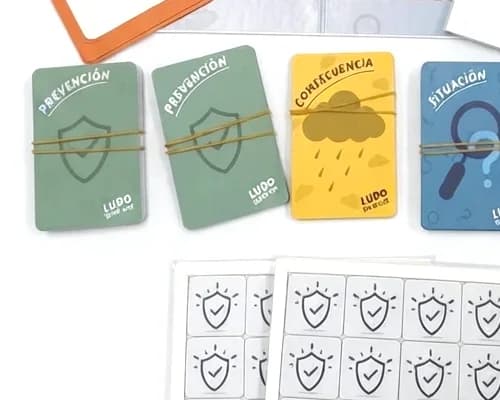 Cartas de prevención y consecuencia del juego de riesgo psicosocial